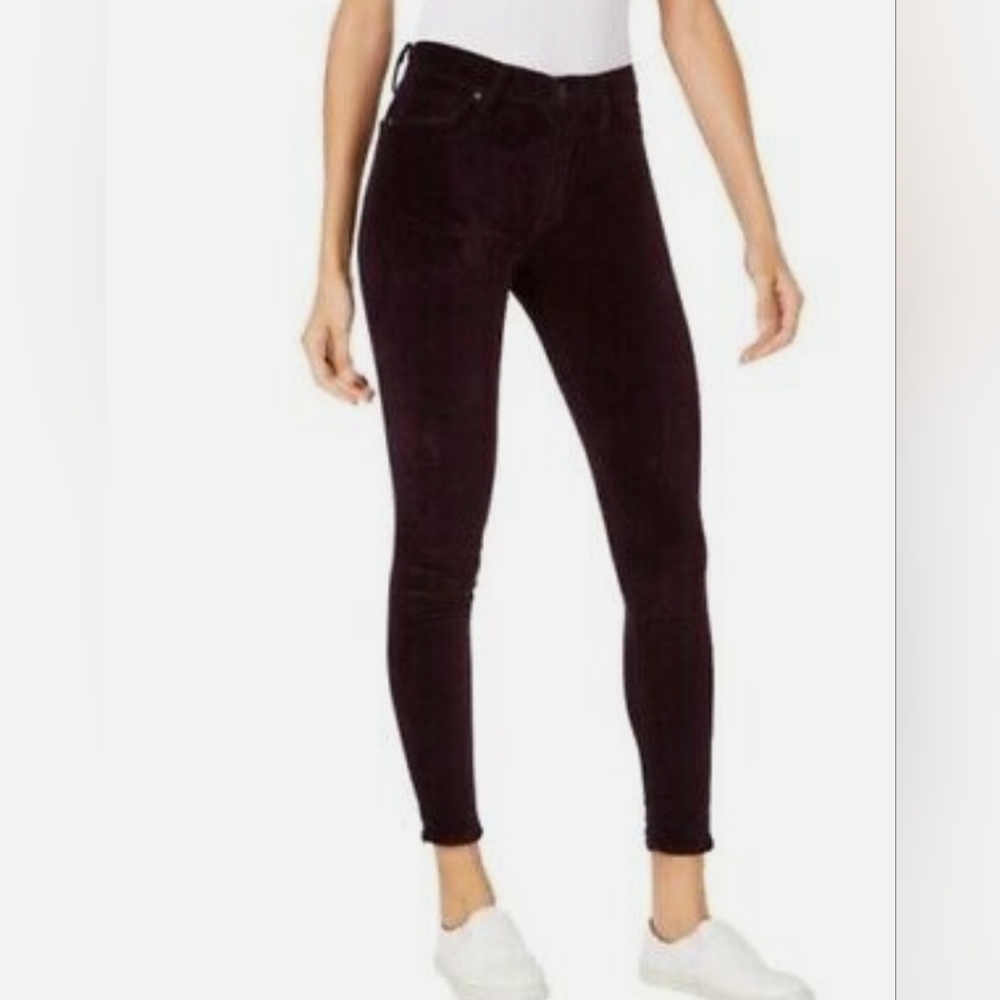HUDSON BARBARA VELVET JEAN PANTS SIZE 27